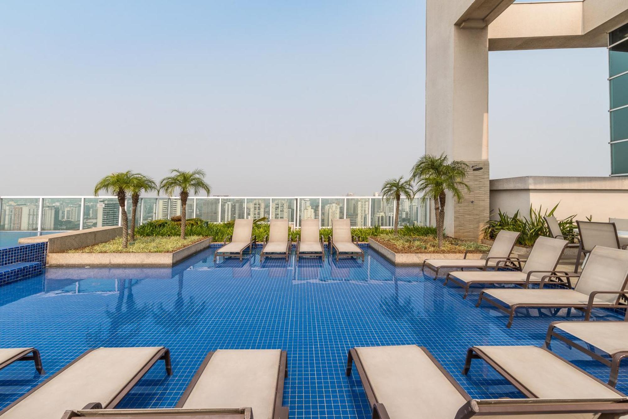 Estilo, Conforto E Vista Panoramica Ideal Para Trabalho Ou Lazer เซาเปาโล ภายนอก รูปภาพ