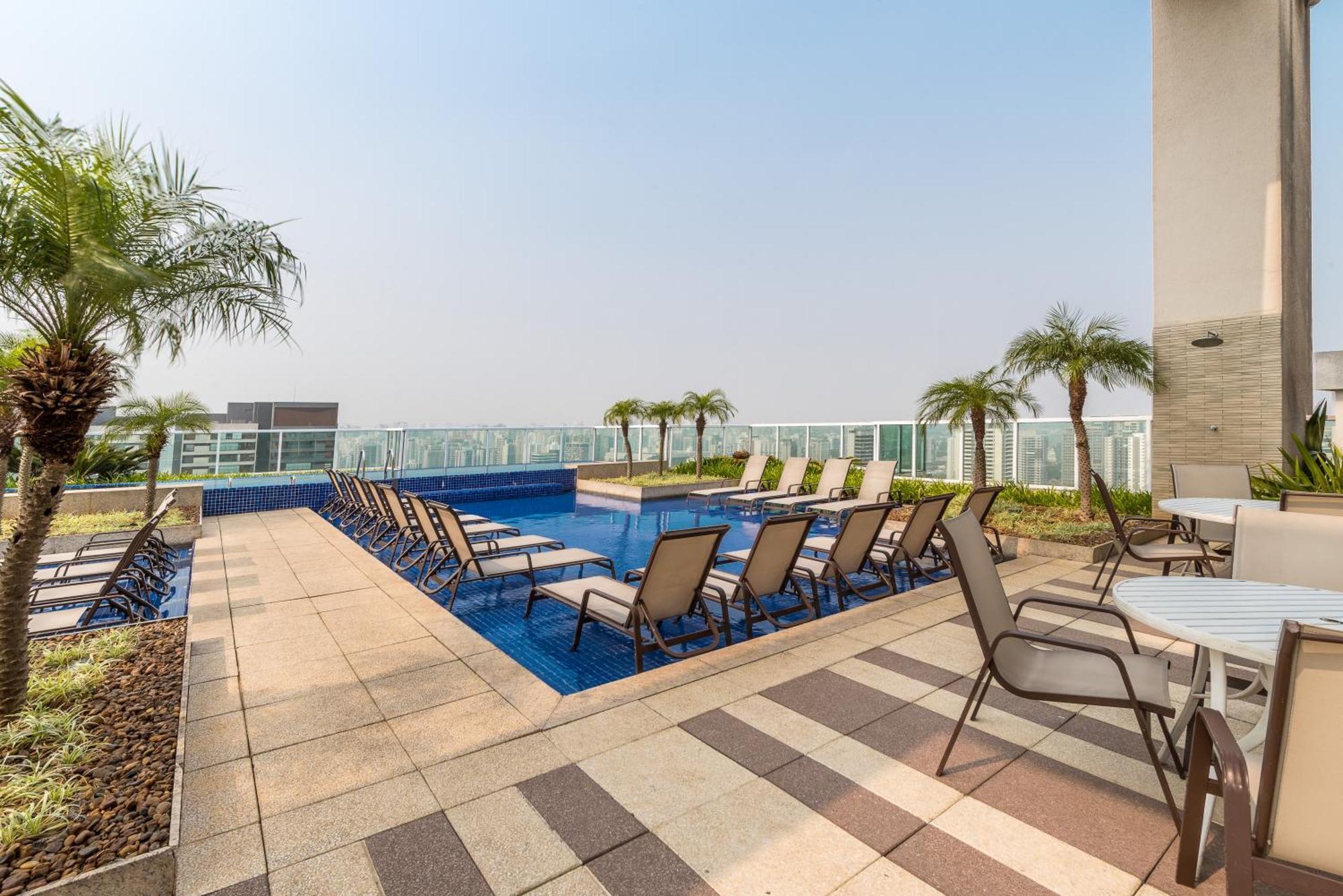 Estilo, Conforto E Vista Panoramica Ideal Para Trabalho Ou Lazer เซาเปาโล ภายนอก รูปภาพ