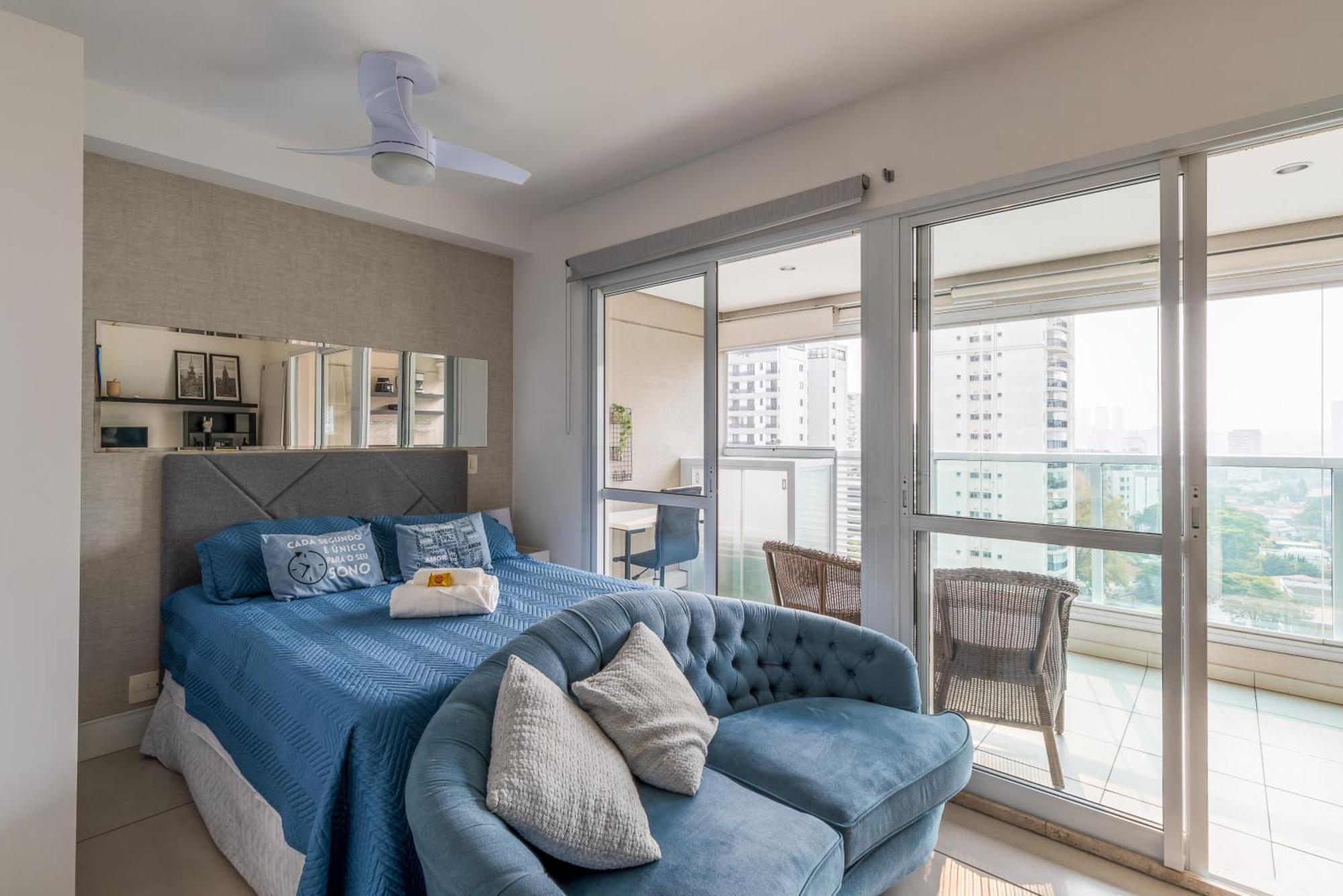 Estilo, Conforto E Vista Panoramica Ideal Para Trabalho Ou Lazer เซาเปาโล ภายนอก รูปภาพ